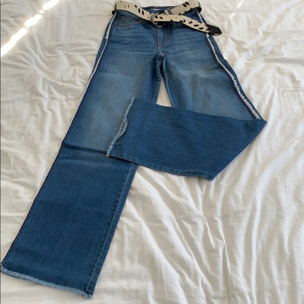 Ella Moss high waisted wide leg jean